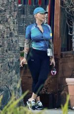 AMBER ROSE Leaves Flavor of India in Studio City 01/20/2022