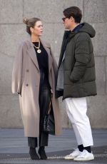 AMELIA BONO and Aitor Gomez Out in Madrid 01/19/2022