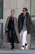 AMELIA BONO and Aitor Gomez Out in Madrid 01/19/2022