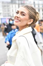 AMELIE ZILBER Arrives at Fendi Haute Couture Spring/Summer 2022 Show at Paris Fashion Week 01/27/2022