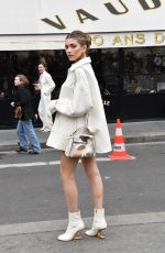 AMELIE ZILBER Arrives at Fendi Haute Couture Spring/Summer 2022 Show at Paris Fashion Week 01/27/2022
