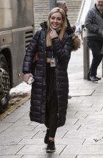 AMY DOWDEN Leaves Her Hotel in Birmingham 01/17/2022