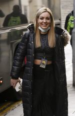 AMY DOWDEN Leaves Her Hotel in Birmingham 01/17/2022