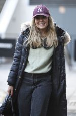 AMY DOWDEN Leaves Her Hotel in Birmingham 01/20/2022