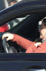 AMY POEHLER at a COVID Test Drive-thru Booth in Los Angeles 01/09/2022