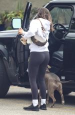 ANA DE ARMAS Out with Her Dog in Santa Monica 01/25/2022