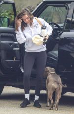 ANA DE ARMAS Out with Her Dog in Santa Monica 01/25/2022