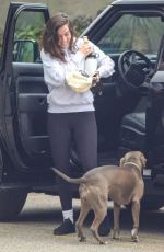 ANA DE ARMAS Out with Her Dog in Santa Monica 01/25/2022