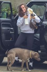ANA DE ARMAS Out with Her Dog in Santa Monica 01/25/2022