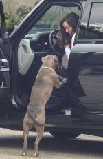 ANA DE ARMAS Out with Her Dog in Santa Monica 01/25/2022