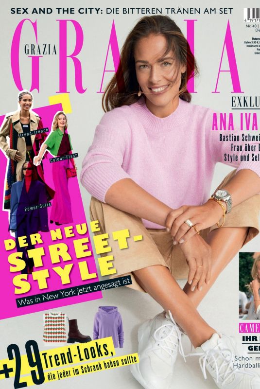 ANA IVANOVIC in Grazia Magazine, Germany September 2021