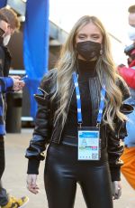 ANA MENA Arrives at Ariston Theatre for Rehearsals in Sanremo 01/21/2022