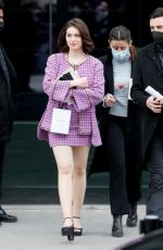ANAMARIA VARTOLOMEI Arrives at 2022 Chanel Haute-Couture Show at Paris Fashion Week 01/25/2022