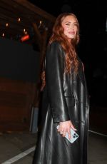 ANASTASIA KARANIKOLAOU Arrives at The Nice Guy in West Hollywood 01/29/2022