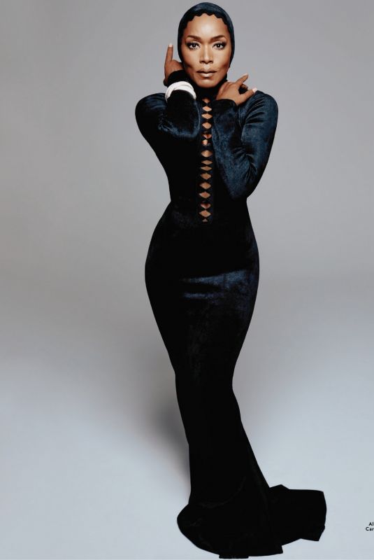 ANGELA BASSETT in Instyle Magazine, February 2022