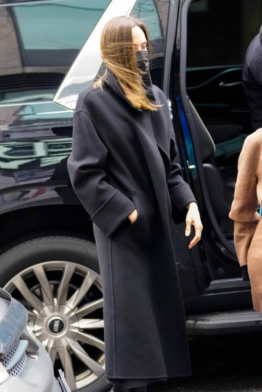 ANGELINA JOLIE Out Shopping in New York 01/17/2022