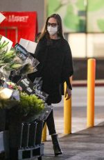 ANGELINA JOLIE Shopping at Bristol Farms in Beverly Hills 01/11/2022