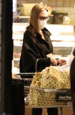 ANGELINA JOLIE Shopping at Bristol Farms in Beverly Hills 01/11/2022