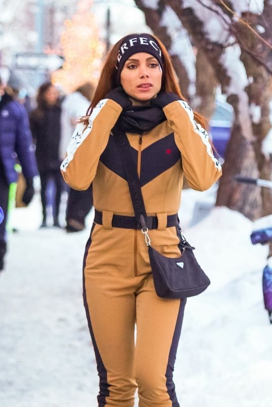 ANITTA Out for Dinner at Ajax Tavern in Aspen 01/02/2022