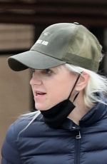 ANNA FARIS Out for Coffee at Starbucks in Los Angeles 01/07/2022
