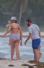APPLE MARTIN Out at a Beach in Tulum 01/01/2022