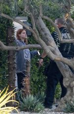 ARIEL WINTER Gets a Police Visit After a False Alarm at Her Home in Studio City 01/25/2022