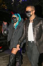 AROL G Arrives at LA Lakers Game at Crypto.com Arena in Los Angeles 01/17/2022