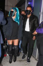 AROL G Arrives at LA Lakers Game at Crypto.com Arena in Los Angeles 01/17/2022