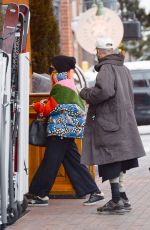 ASHLEE SIMPSON and Evan Ross Arrives at Casa Tua in Aspen 12/31/2021
