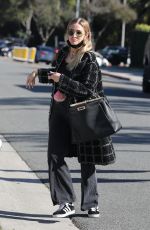 ASHLEE SIMPSON Out and About in Beverly Hills 01/26/2022