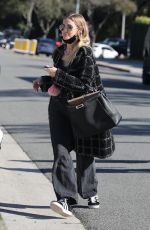 ASHLEE SIMPSON Out and About in Beverly Hills 01/26/2022