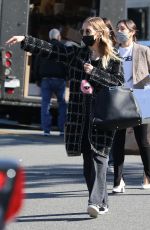 ASHLEE SIMPSON Out and About in Beverly Hills 01/26/2022