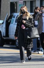 ASHLEE SIMPSON Out and About in Beverly Hills 01/26/2022