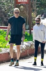 ASHLEY BENSON and G-Eazy at The Oaks Gourmet Market & Cafe in Los Feliz 01/26/2022