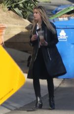ASHLEY BENSON Arrives at G-Eazy Home in Los Angeles 01/03/2022