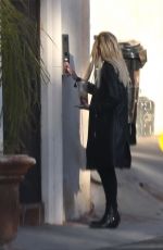 ASHLEY BENSON Arrives at G-Eazy Home in Los Angeles 01/03/2022