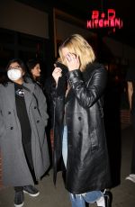 ASHLEY BENSON Leaves R+D Kitchen in Santa Monica 01/12/2022