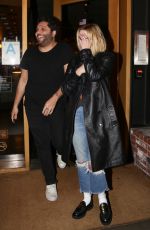 ASHLEY BENSON Leaves R+D Kitchen in Santa Monica 01/12/2022