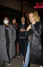 ASHLEY BENSON Leaves R+D Kitchen in Santa Monica 01/12/2022