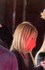 ASHLEY BENSON Night Out in Hollywood 01/08/2022
