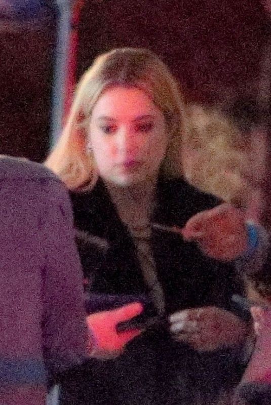 ASHLEY BENSON Night Out in Hollywood 01/08/2022