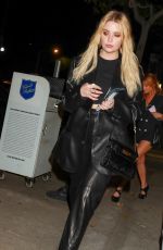 ASHLEY BENSON Out for Dinner at Craig
