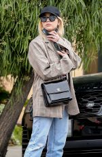 ASHLEY BENSON Out for Lunch at Joan