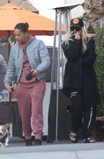 ASHLEY BENSON Out for Lunch in Studio City 01/22/2022