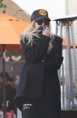 ASHLEY BENSON Out for Lunch in Studio City 01/22/2022