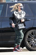 ASHLEY BENSON Out Shopping in West Hollywood 01/15/2022