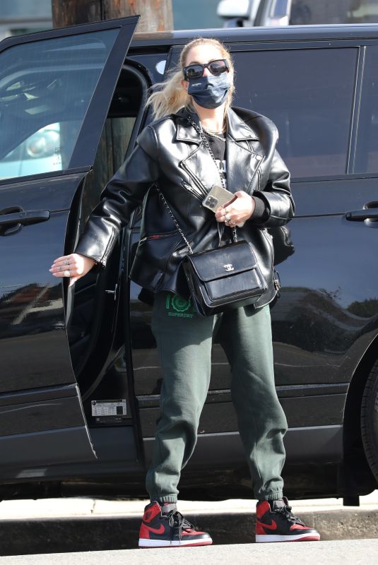 ASHLEY BENSON Out Shopping in West Hollywood 01/15/2022