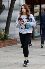 ASHLEY GREENE at a Morning Gym Session in Studio City 01/29/2022