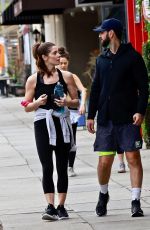 ASHLEY GREENE at a Morning Gym Session in Studio City 01/29/2022