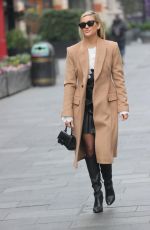 ASHLEY ROBERTS Arrivers at Heart Radio in London 01/26/2022